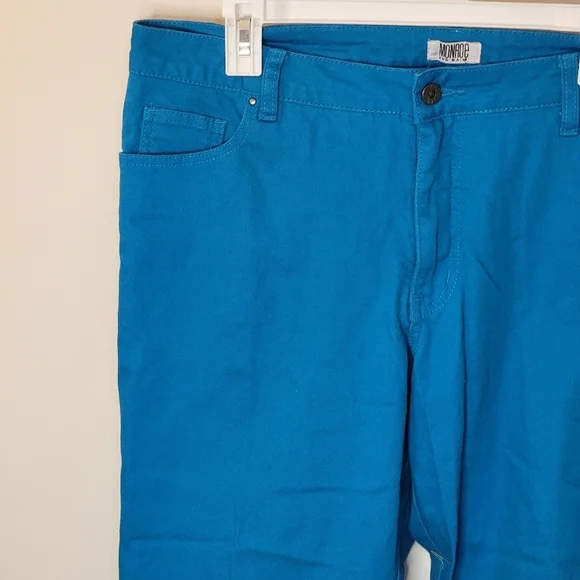 Monroe & Main Capri pants Blue Size 14 - Picture 3 of 9